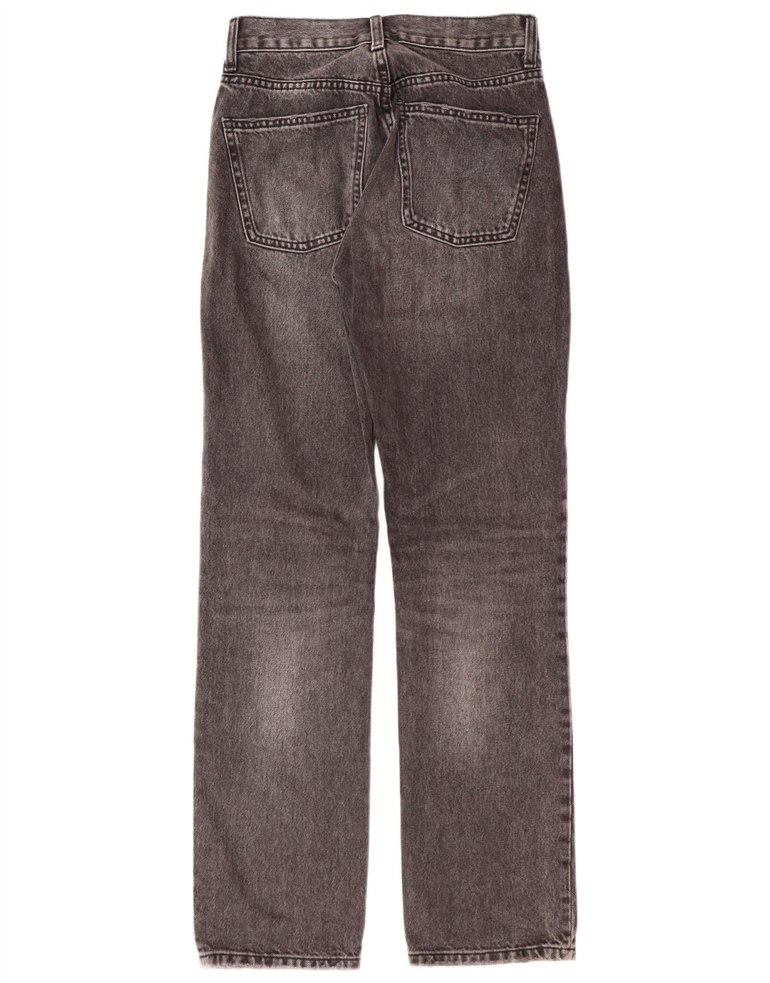 Zara Womens Regular Fit Straight Jeans EU 34 2XS W24 L30 Grey Classic