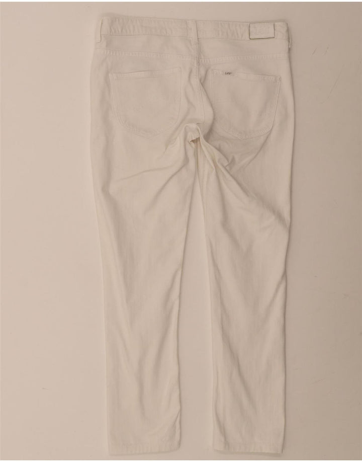 Lee Womens Norma Slim Jeans W30 L27 White Cotton