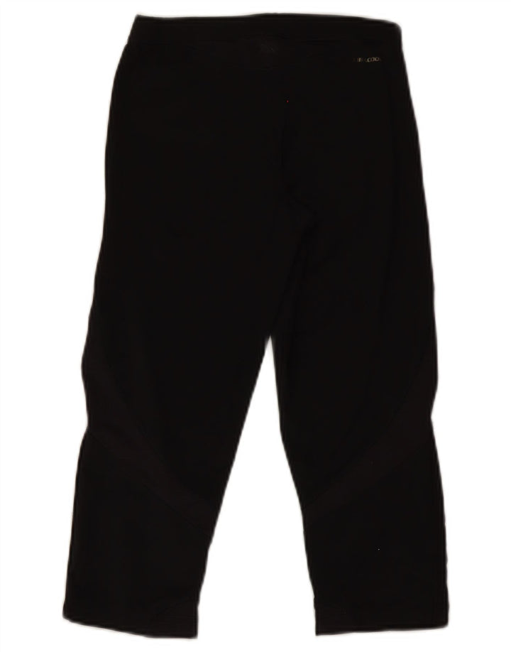 Adidas Womens Climacool Capri Leggings UK 10 Small Black Polyester