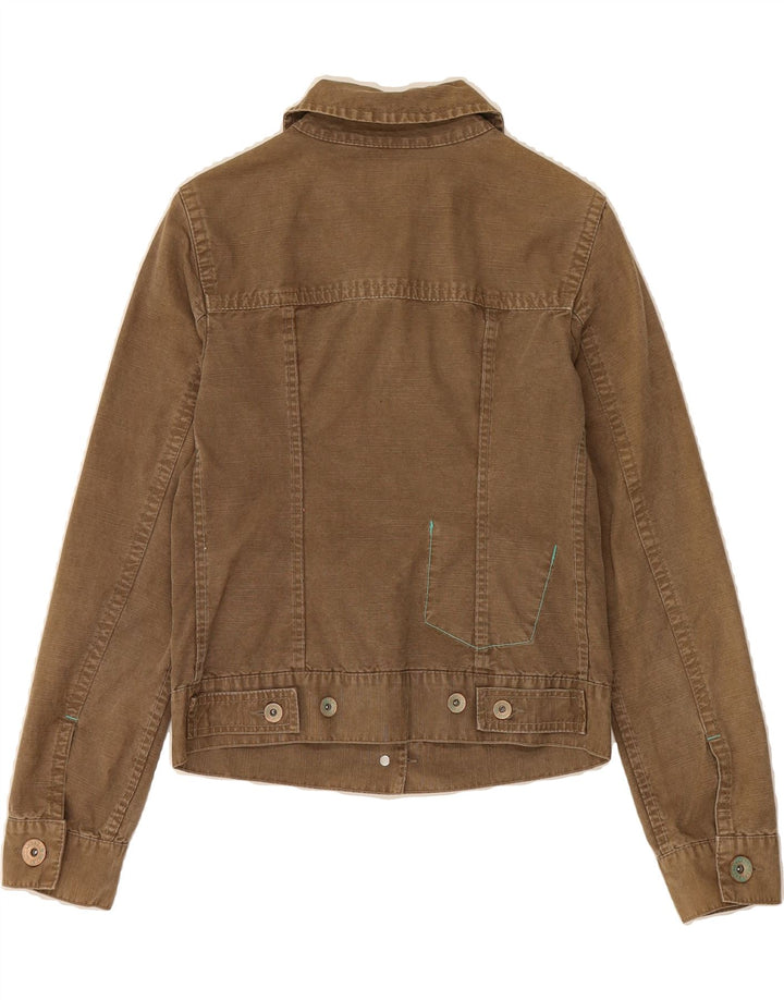 KILLAH Womens Denim Jacket UK 12 Medium Brown Cotton Vintage Killah and Second-Hand Killah from Messina Hembry 