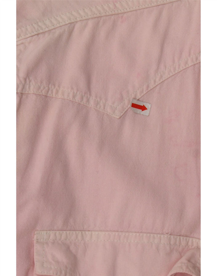 LEVI'S Mens Shirt Large Pink Cotton