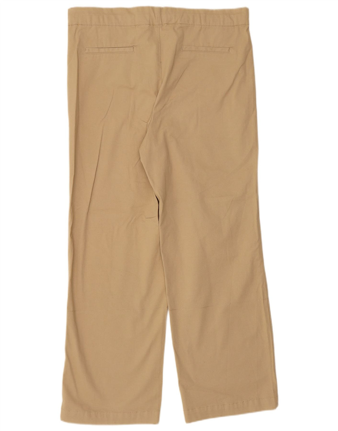 ZARA Womens Straight Casual Trousers Small W26 L29 Beige Cotton