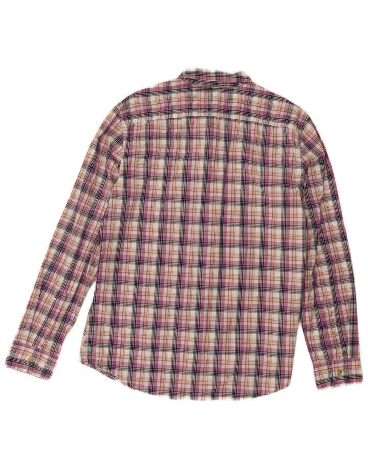 Levi's Mens Slim Shirt Large Multicoloured Check Cotton