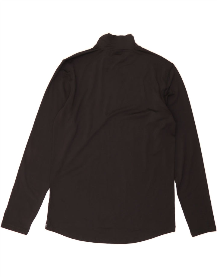 CONTE OF FLORENCE Mens Top Long Sleeve 2XL Black Polyester Vintage Conte of Florence and Second-Hand Conte of Florence from Messina Hembry 