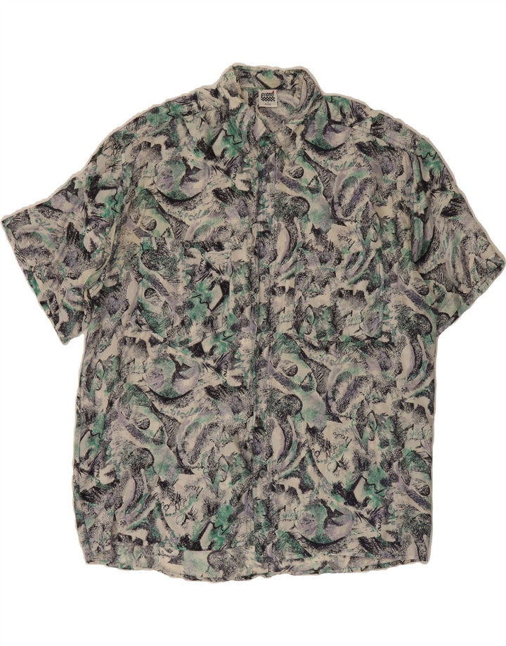 AVANTI Mens Abstract Pattern Shirt Size 41/42 Large Multicoloured Vintage Avanti and Second-Hand Avanti from Messina Hembry 