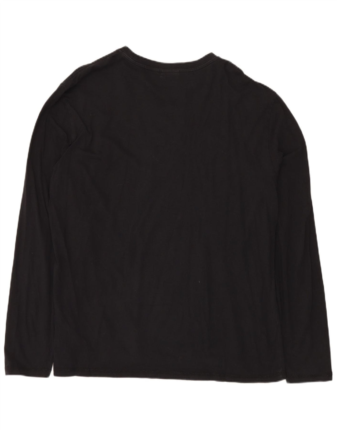 NAPAPIJRI Mens Graphic Top Long Sleeve 3XL Black Cotton