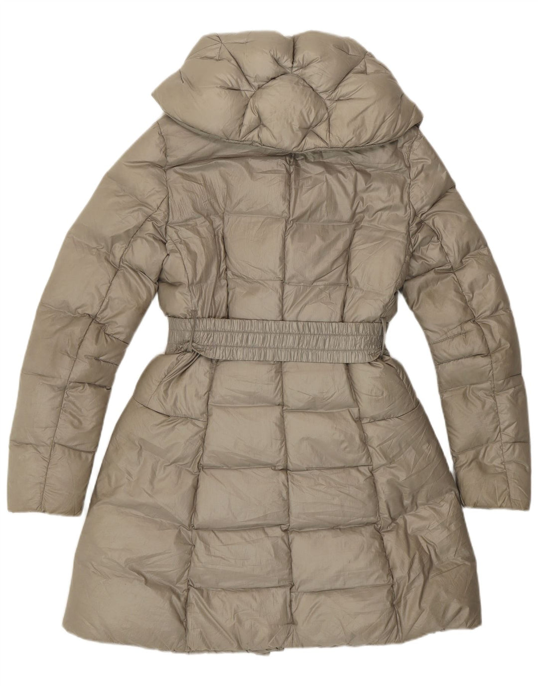 BLAUER Womens Padded Coat UK 10 Small Beige