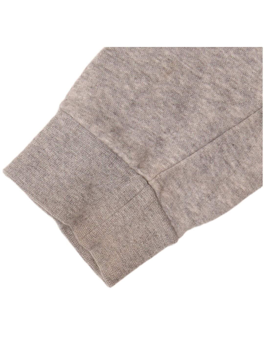 ADIDAS Boys Graphic Hoodie Jumper 13-14 Years Grey Flecked Cotton