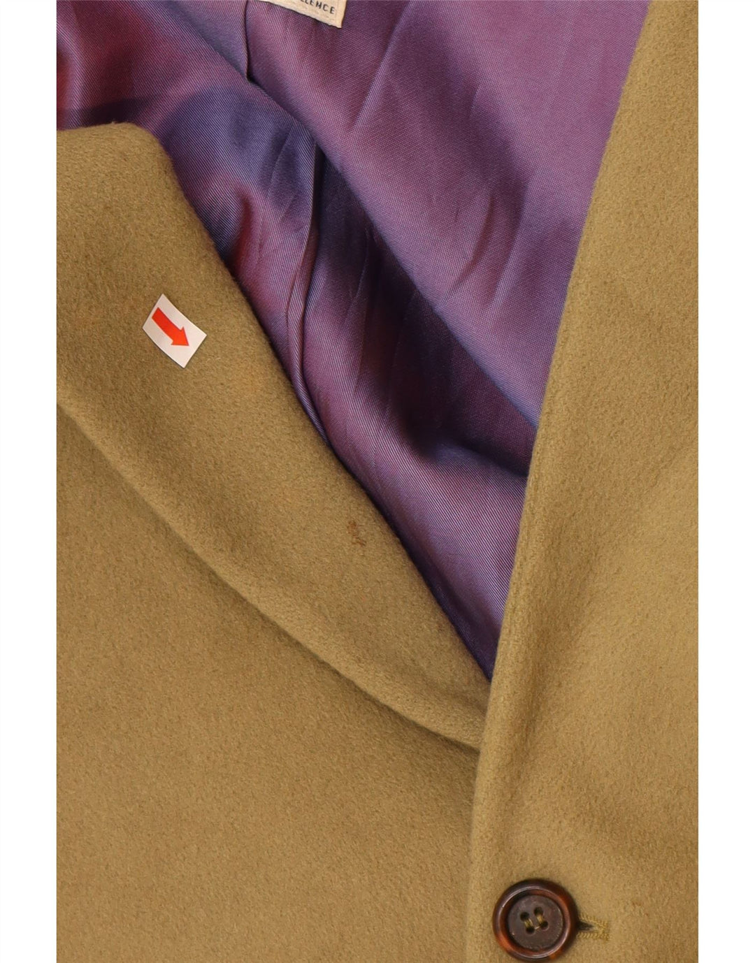 HUGO BOSS Mens 2 Button Blazer Jacket EU 52 XL Beige Wool