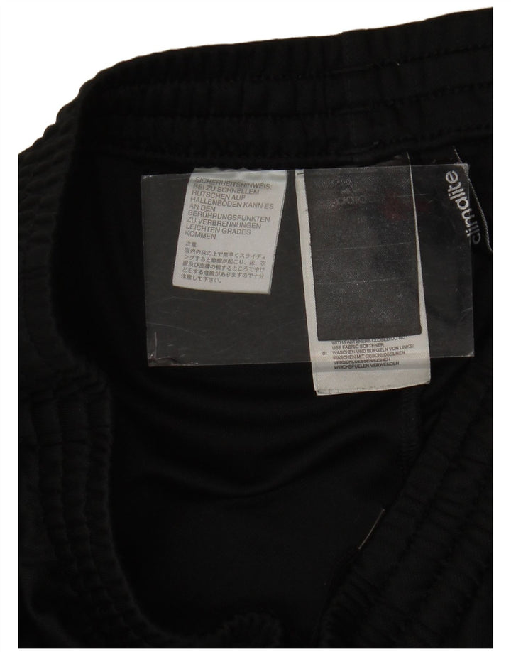 Adidas Mens Climalite Tracksuit Trousers Small  Black Polyester