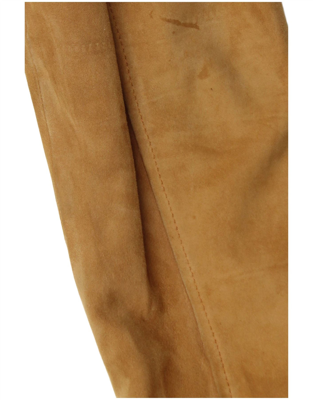 Vintage Mens Suede Bomber Jacket IT 52 XL Beige