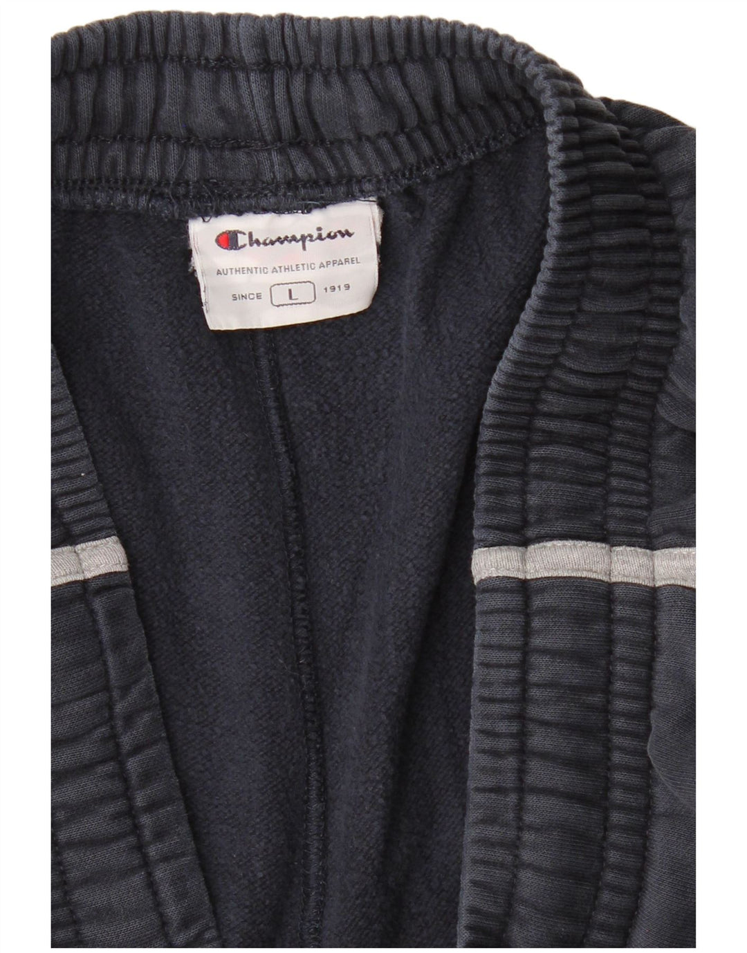 CHAMPION Mens Tracksuit Trousers Large  Navy Blue Cotton