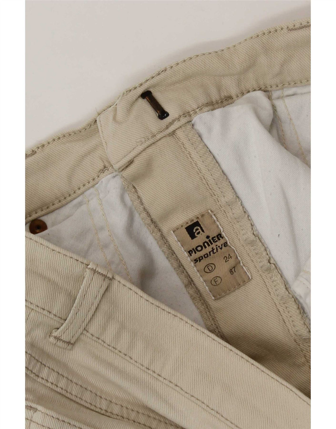 Pionier Mens Straight Jeans W32 L28 Beige