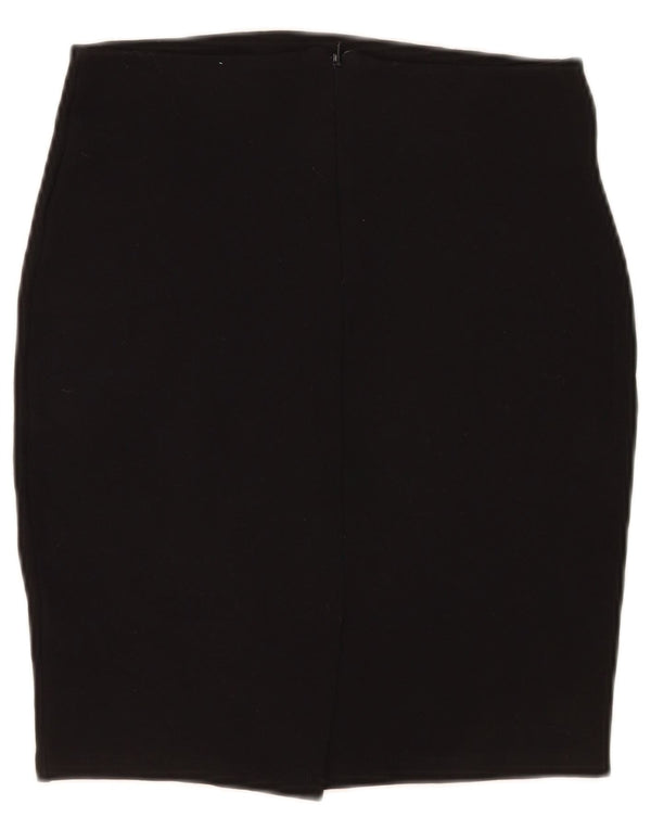 Zara Womens Pencil Skirt Medium W28 Black Viscose