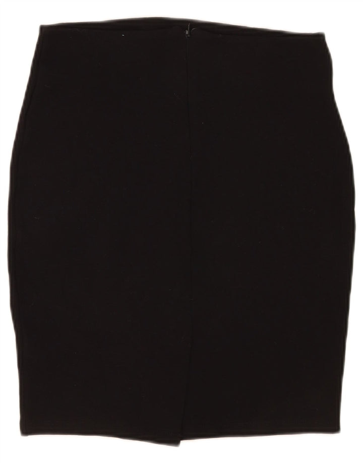 Zara Womens Pencil Skirt Medium W28 Black Viscose