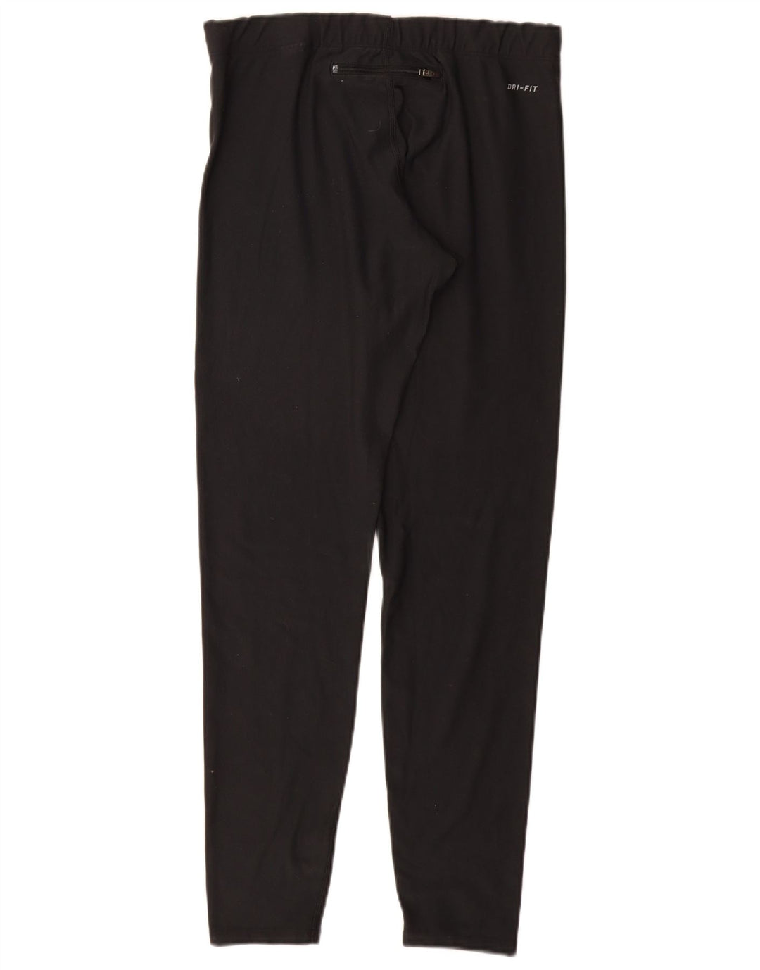 NIKE Womens Dri Fit Graphic Leggings UK 12 Medium  Black