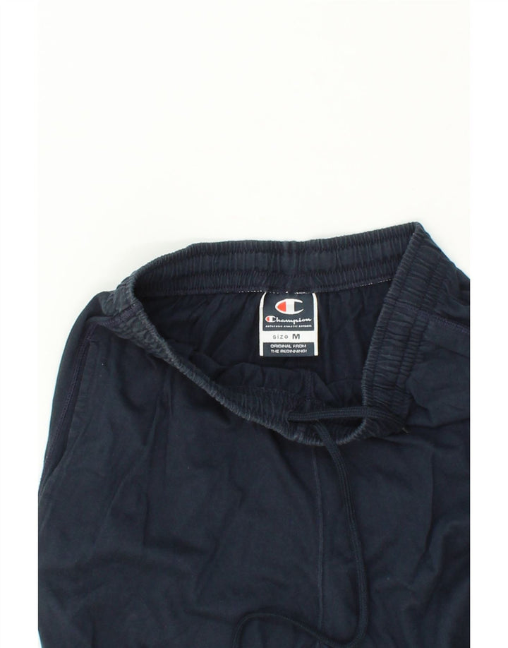 CHAMPION Womens Tracksuit Trousers UK 12 Medium Navy Blue Vintage Champion and Second-Hand Champion from Messina Hembry 