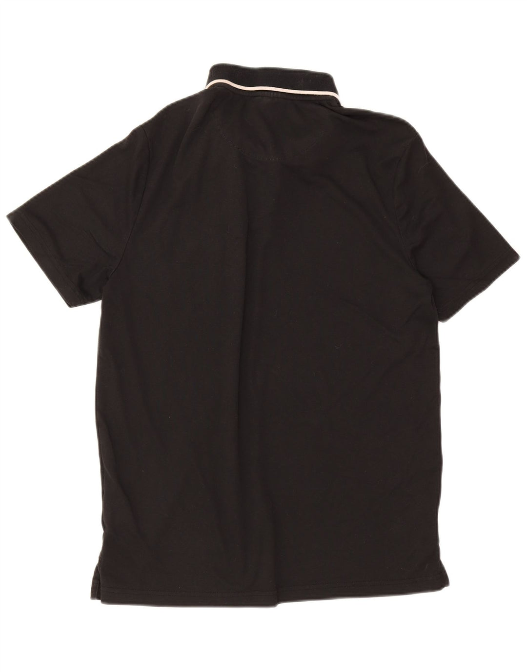 Dkny Mens Polo Shirt Medium Black Cotton