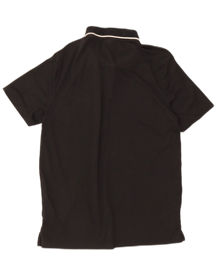 Dkny Mens Polo Shirt Medium Black Cotton