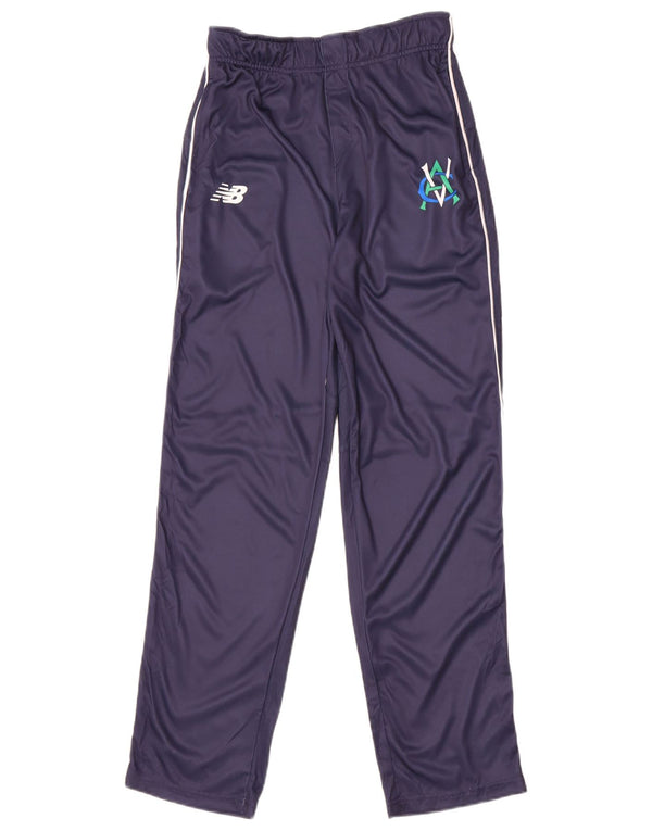 New Balance Womens Tracksuit Trousers UK 12 Medium  Navy Blue Polyester