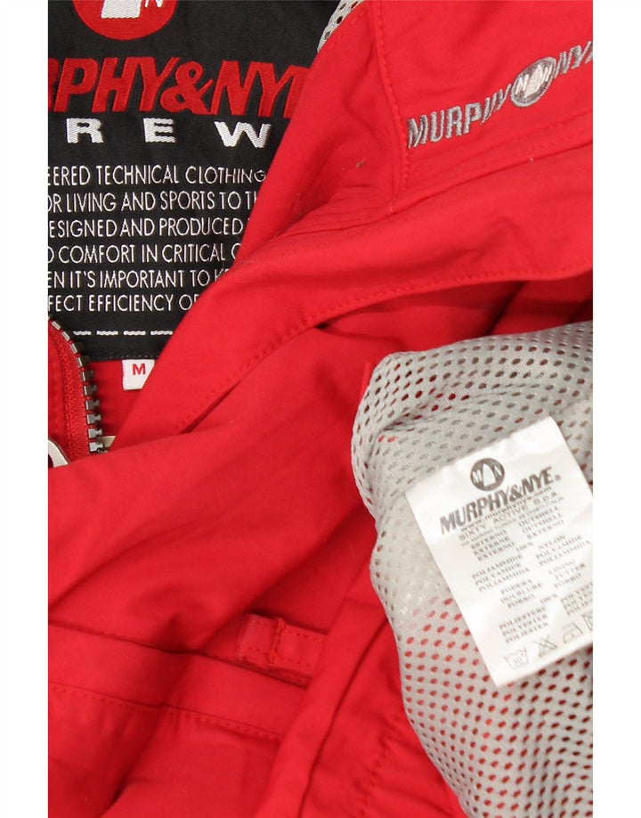 Murphy & Nye Womens Rain Jacket UK 14 Medium Red Polyamide