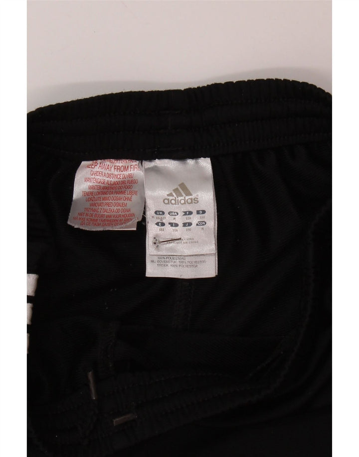 Adidas Girls Tracksuit Trousers 11-12 Years Black Polyester