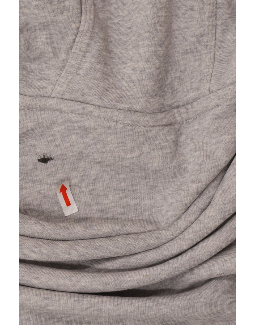 Nike Mens Hoodie Jumper Medium Grey Flecked Cotton