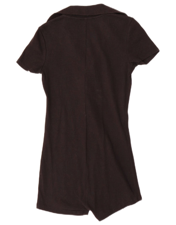 Zara Womens Playsuit UK 12 Medium Black