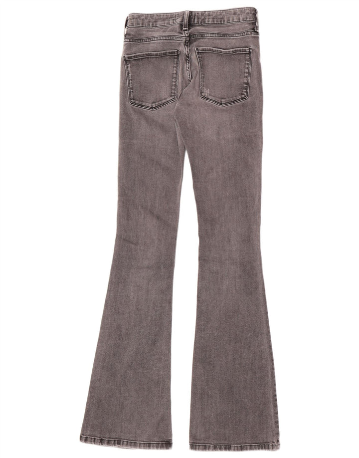 Zara Womens Flared Jeans EU 34 2XS W24 L33 Grey