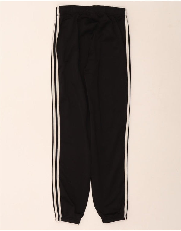 ADIDAS Boys Tracksuit Trousers Joggers 13-14 Years  Black Polyester