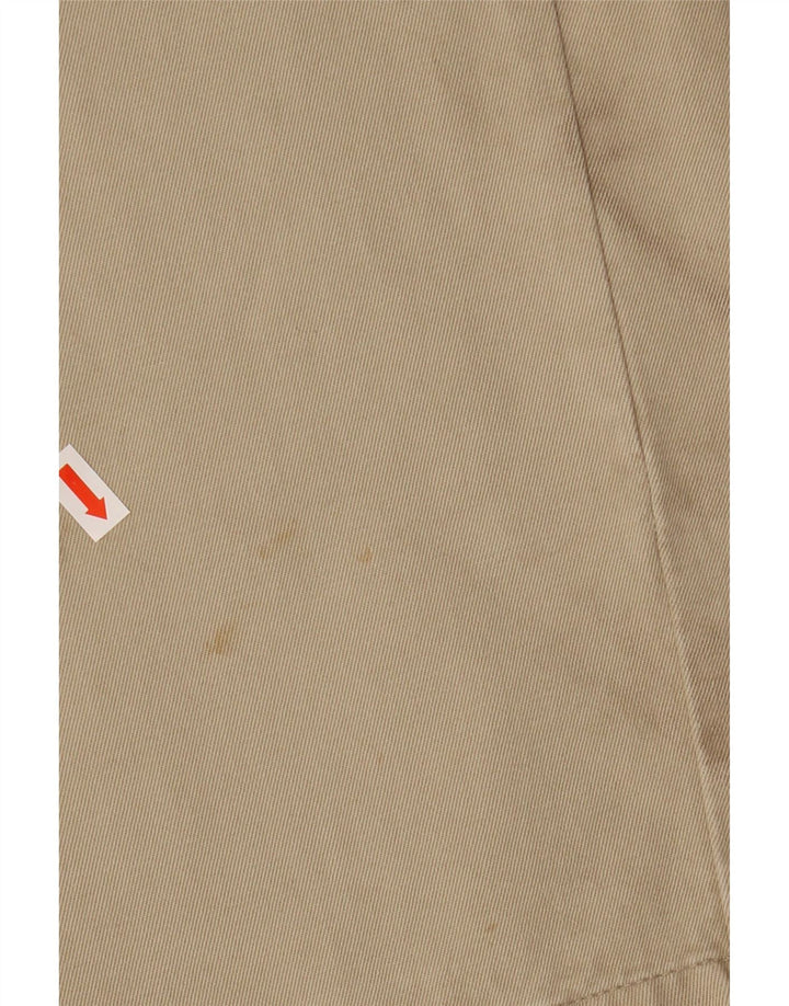 LEE Mens Straight Cargo Trousers W32 L34 Beige Cotton