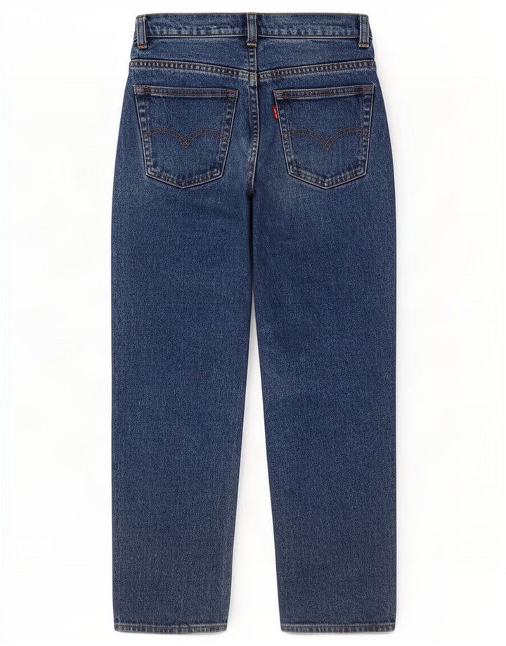 Levi's Womens Straight Jeans W26 L27 Blue Cotton