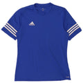 Adidas Mens Climalite T-Shirt Top Medium Blue Polyester