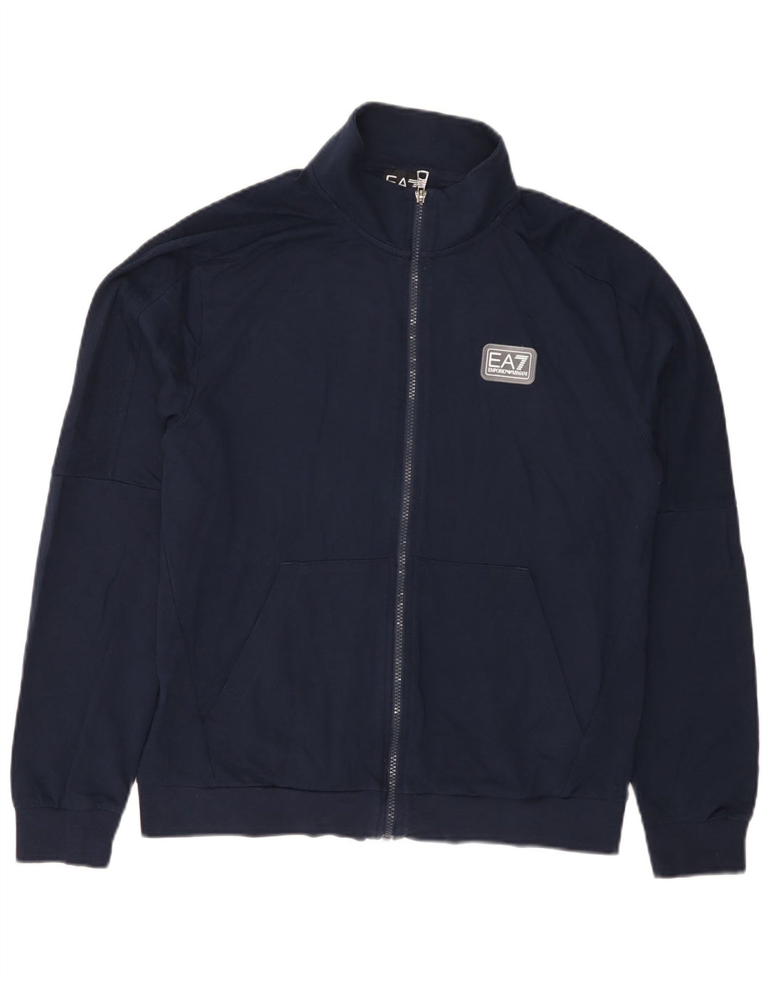Emporio Armani Mens Tracksuit Top Jacket Medium Navy Blue