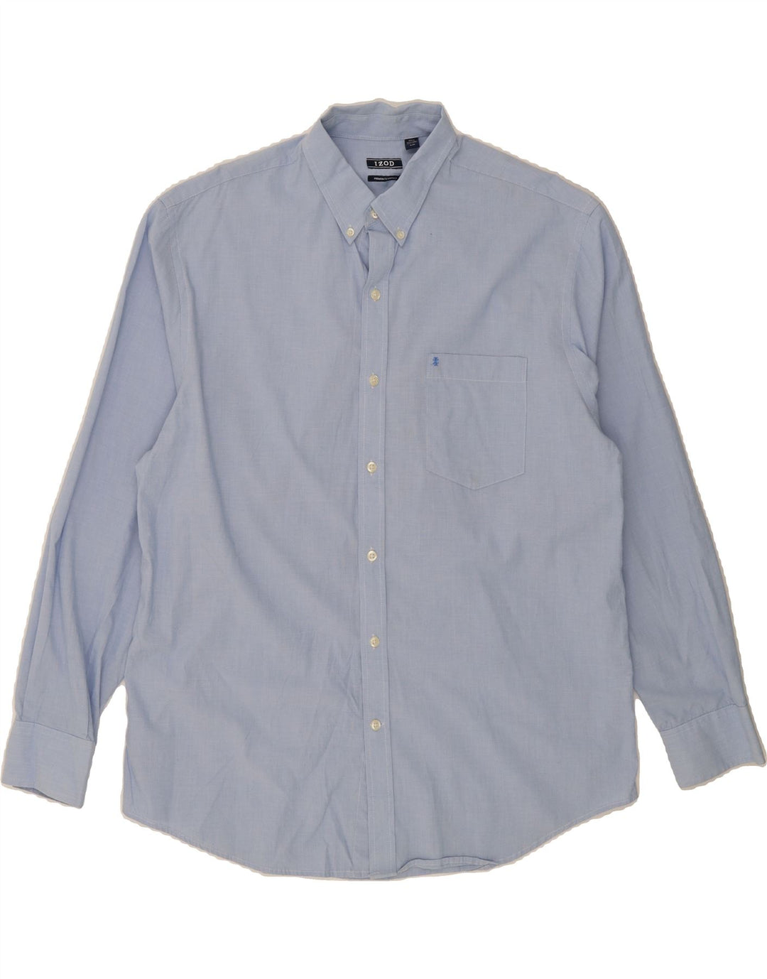 IZOD Mens Shirt Large Blue Cotton Vintage Izod and Second-Hand Izod from Messina Hembry 