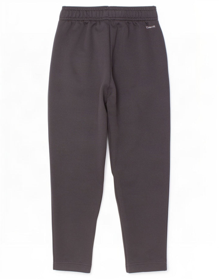 Adidas Boys Tracksuit Trousers 5-6 Years Black Polyester