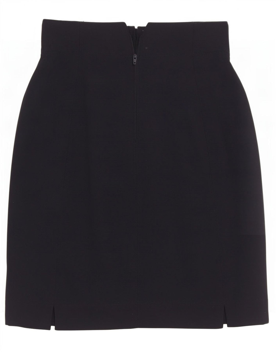 Escada Womens Pencil Skirt EU 40 Medium W27 Navy Blue Wool
