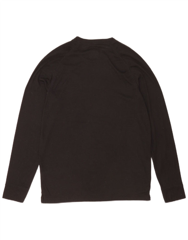 Mountain Warehouse Mens Top Long Sleeve Large Black Polyester