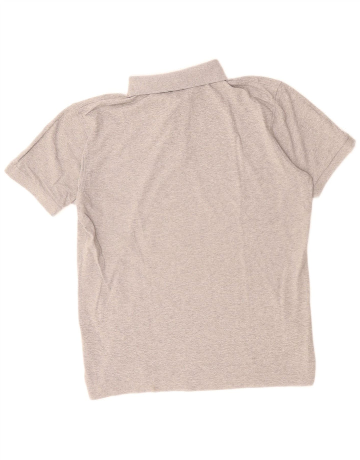 Gant Mens Polo Shirt Medium Grey Cotton