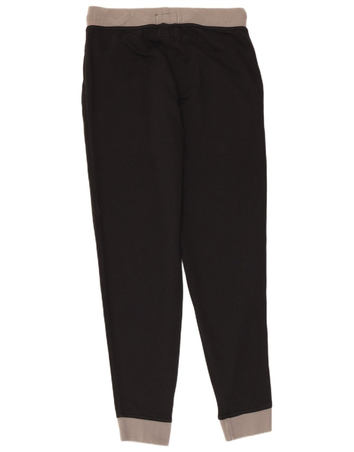 Kappa Womens Tracksuit Trousers Joggers UK 14 Medium  Black Cotton