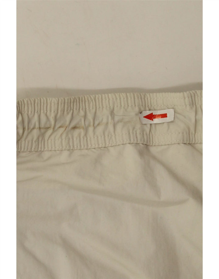 Saint Barth Mens Graphic Swimming Shorts 2XL  White Polyamide