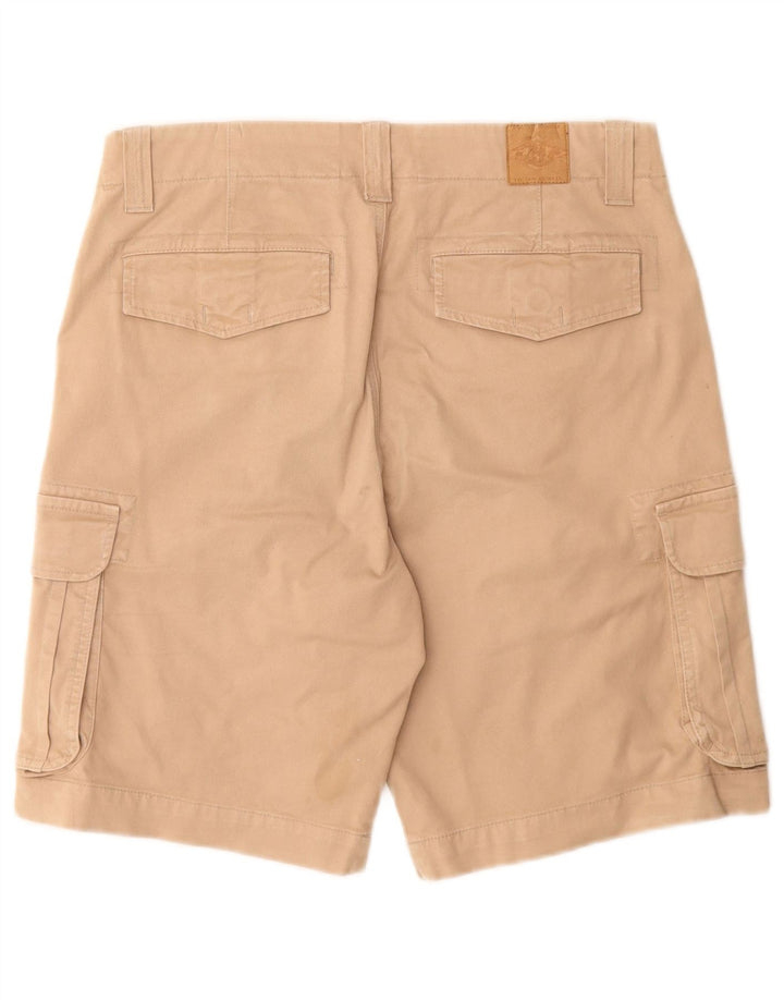 Bear Mens Cargo Shorts W30 Medium Beige Cotton
