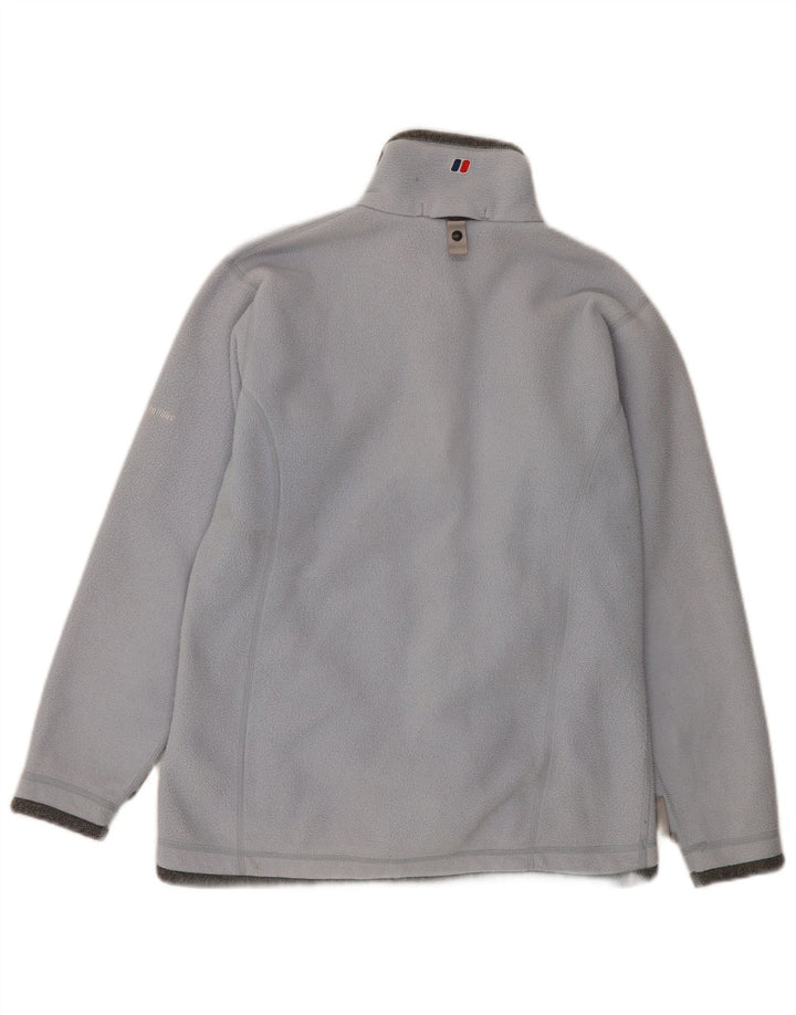 BERGHAUS Womens Fleece Jacket UK 10 Small Blue Polyester