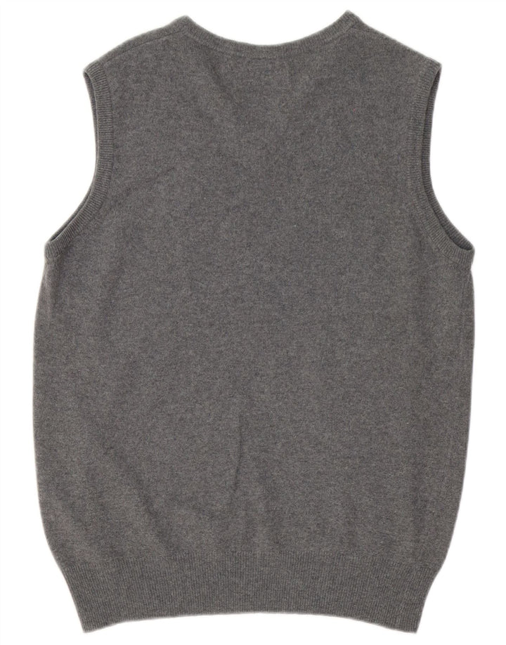 Kappa Mens Vest Tank Top Medium Grey Wool