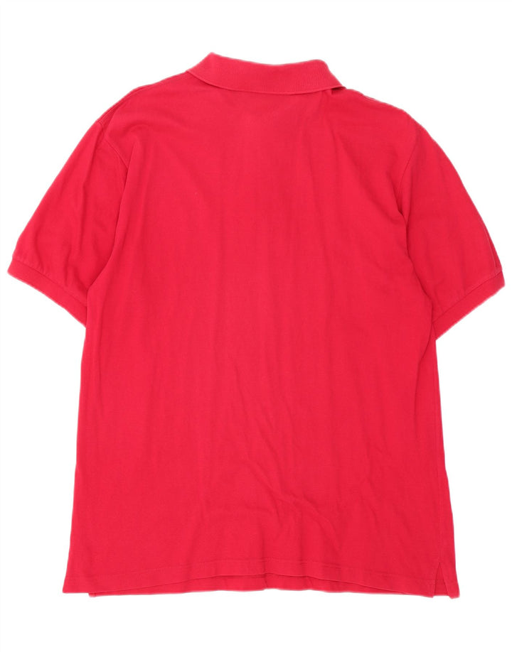 Sergio Tacchini Mens Polo Shirt IT 48 Medium Pink