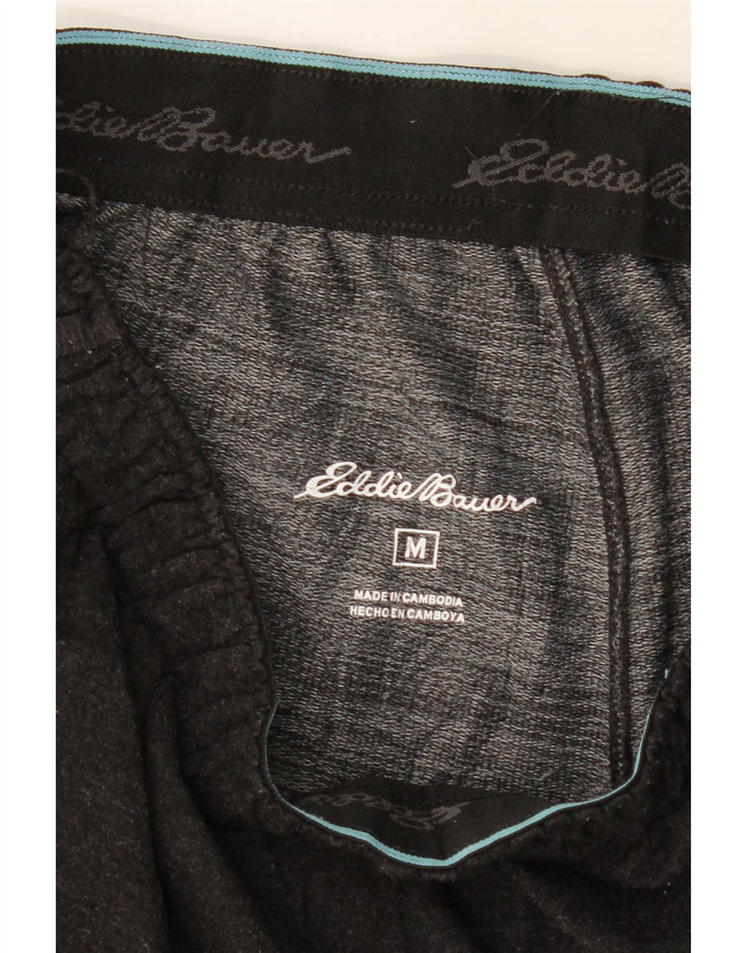 EDDIE BAUER Womens Tracksuit Trousers UK 12 Medium  Black Polyester Vintage Eddie Bauer and Second-Hand Eddie Bauer from Messina Hembry 