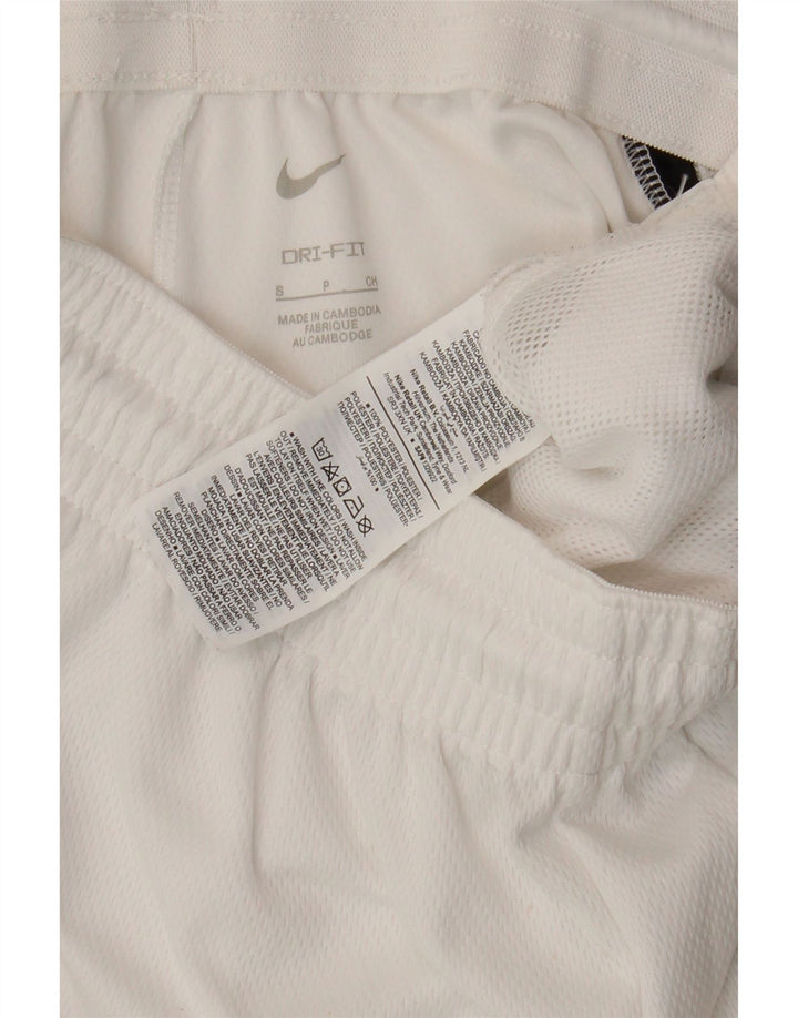Nike Mens Dri Fit Sport Shorts Small White Colourblock Polyester