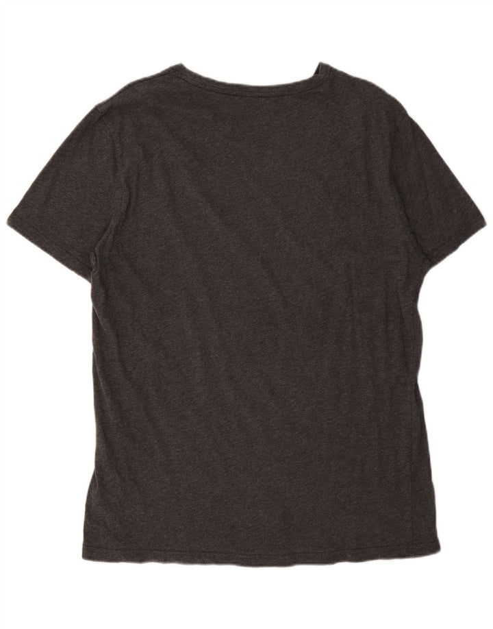 Tommy Hilfiger Mens Graphic T-Shirt Top Large Grey Cotton