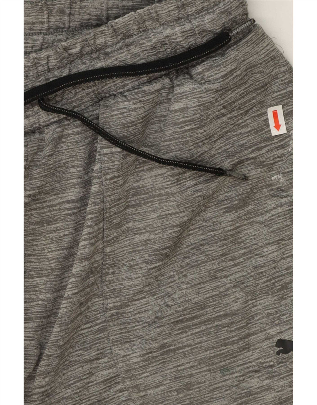 Puma Womens Tracksuit Trousers UK 12 Medium Grey Flecked Polyester