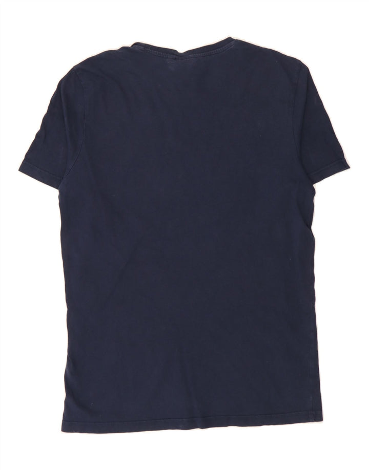 FILA Mens T-Shirt Top Medium Navy Blue Cotton Vintage Fila and Second-Hand Fila from Messina Hembry 